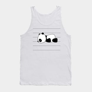 Cute Sleepy Little Kawaii Baby Panda Bear Tank Top